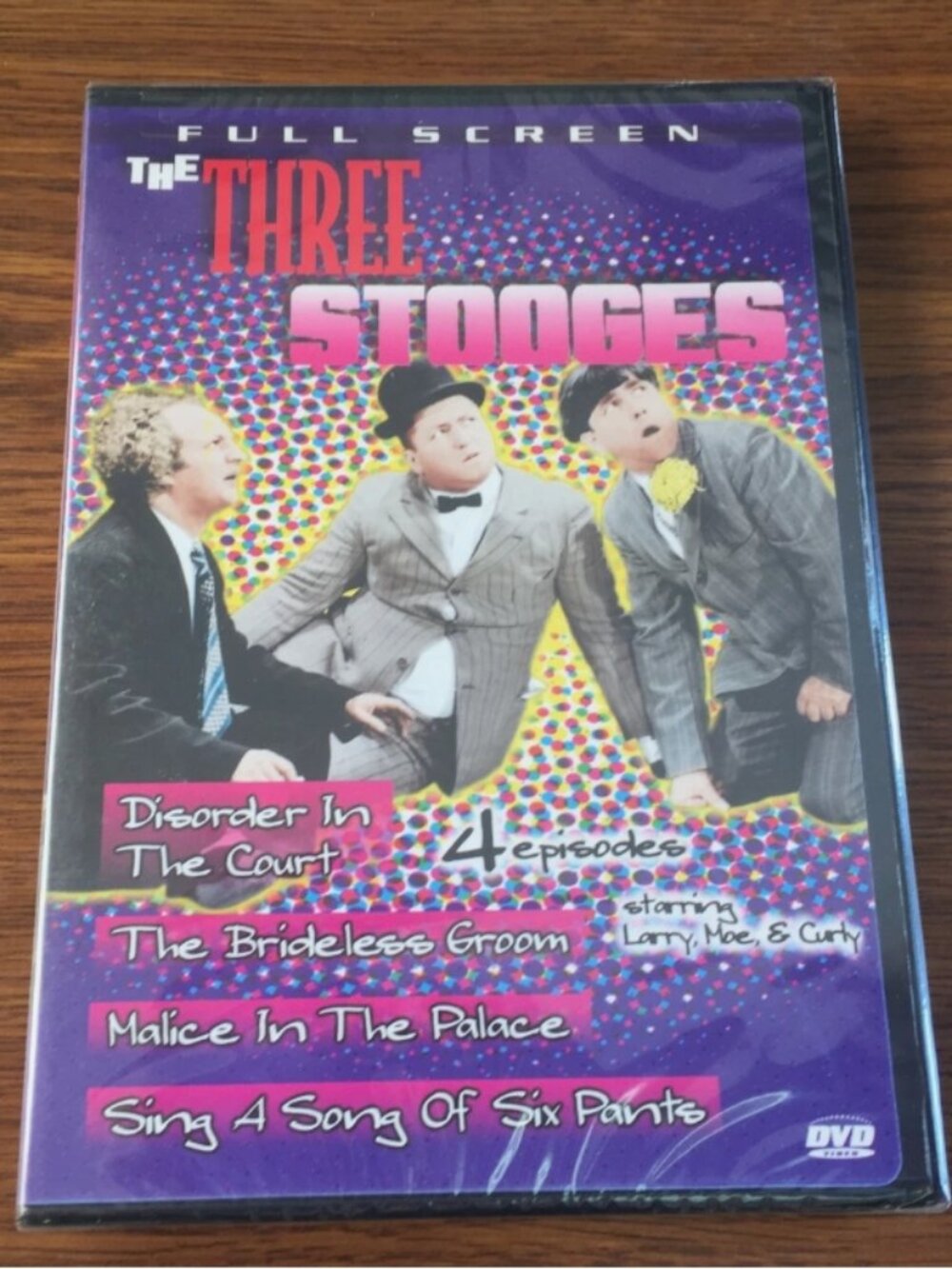 NEW SEALED Three Stooges - 4 Episodes (DVD)
